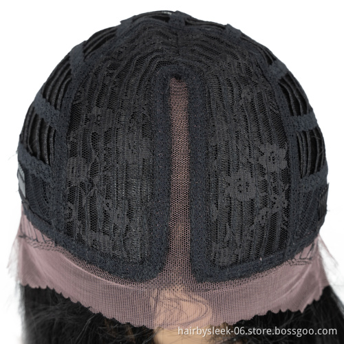 Lace Front Wigs 8 Inches Silky Straight Bob Wave Synthetic Lace Frontal wigs natural black T lace part Synthetic Hair Wigs